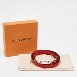 Louis Vuitton Red Leather Adjustable Shoulder Bag Strap