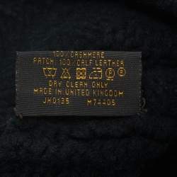 Pre Owned Louis Vuitton Black Cashmere Bonnet Helsinki Knit Beanie 