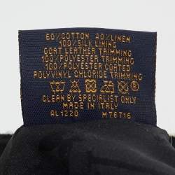 Pre Owned Louis Vuitton Pink/Beige LV Embroidered Canvas Cap M