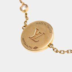 Pre Owned Louis Vuitton 18K Rose Gold Sun Blossom BB Charm Bracelet