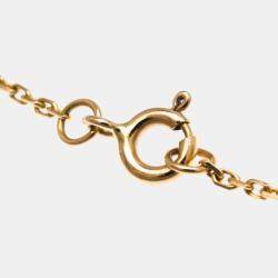 Pre Owned Louis Vuitton 18K Rose Gold Sun Blossom BB Charm Bracelet
