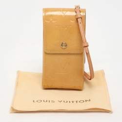 Louis Vuitton Yellow Monogram Vernis Cigarette Case