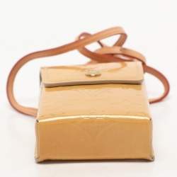 Louis Vuitton Yellow Monogram Vernis Cigarette Case