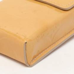 Louis Vuitton Yellow Monogram Vernis Cigarette Case