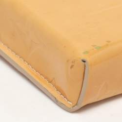 Louis Vuitton Yellow Monogram Vernis Cigarette Case