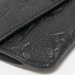 Pre Owned Louis Vuitton Black Monogram Empreinte Leather Key Pouch