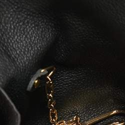 Pre Owned Louis Vuitton Black Monogram Empreinte Leather Key Pouch