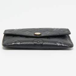 Pre Owned Louis Vuitton Black Monogram Empreinte Leather Key Pouch