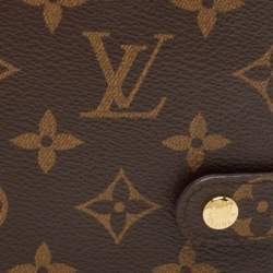 Pre Owned Louis Vuitton x Yayoi Kusama Monogram Canvas Small Ring Agenda Cover