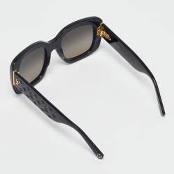 Pre Owned Louis Vuitton Black Gradient Z1611W LV Empreinte Square Sunglasses