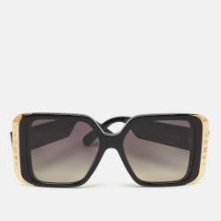 مملوكة مسبقًا Louis Vuitton Black/Gold Gradient LV Moon Square Sunglasses