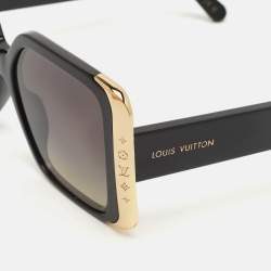 مملوكة مسبقًا Louis Vuitton Black/Gold Gradient LV Moon Square Sunglasses