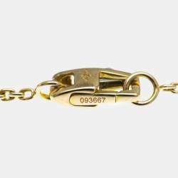 Louis Vuitton 18K Rose Gold and Diamond Monogram Idylle Pendant Necklace