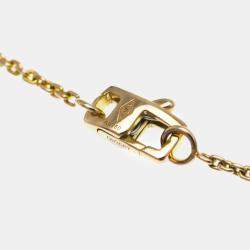 Louis Vuitton 18K Rose Gold and Diamond Monogram Idylle Pendant Necklace