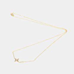 Louis Vuitton 18K Rose Gold and Diamond Monogram Idylle Pendant Necklace