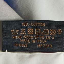 Louis Vuitton White/Pink 3D LV Print Cotton Scarf 