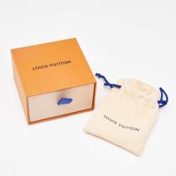 Pre Owned Louis Vuitton Monogram Silver Tone Chain Necklace