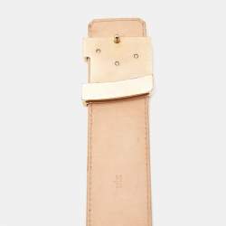 Louis Vuitton Damier Azur Canvas LV Initiales Belt 95CM