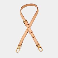 Louis Vuitton Beige Leather Adjustable Shoulder Bag Strap