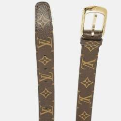 Louis Vuitton Monogram Canvas Buckle Belt 90 CM