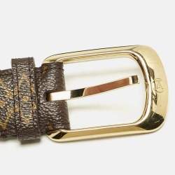 Louis Vuitton Monogram Canvas Buckle Belt 90 CM