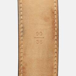 Louis Vuitton Monogram Canvas Buckle Belt 90 CM