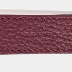 Louis Vuitton Pink/Burgundy Leather Shoulder Bag Strap