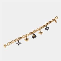Louis Vuitton Love Letter Timeless Two Tone Charm Bracelet
