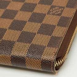 Louis Vuitton Damier Ebene Canvas Zippy Organiser