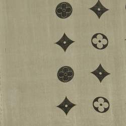 Louis Vuitton Black/Cream Monogram Silk Blend Stole