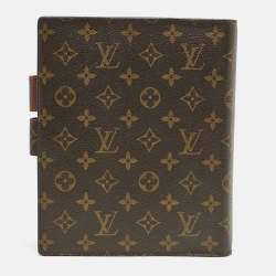 مملوكة مسبقًا أجندة غلاف لويس فيتون كانفاس مونوغرامي بخواتم كبيرة