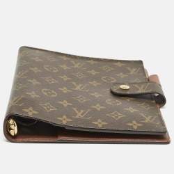 مملوكة مسبقًا أجندة غلاف لويس فيتون كانفاس مونوغرامي بخواتم كبيرة