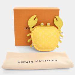 Louis Vuitton Yellow Monogram Crab Bag Charm