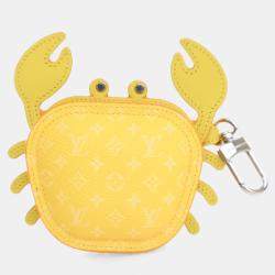 Louis Vuitton Yellow Monogram Crab Bag Charm