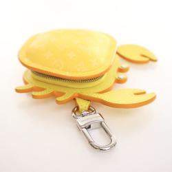 Louis Vuitton Yellow Monogram Crab Bag Charm