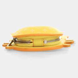 Louis Vuitton Yellow Monogram Crab Bag Charm