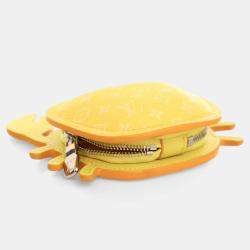 Louis Vuitton Yellow Monogram Crab Bag Charm