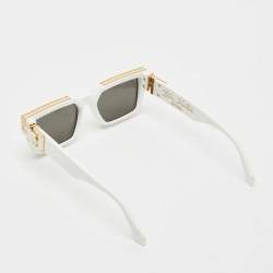 Pre Owned Louis Vuitton White Mirrored Z1166W 1.1 Millionaires Sunglasses