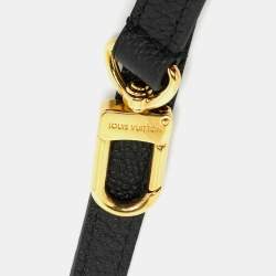 Louis Vuitton Black Leather Adjustable Shoulder Bag Strap