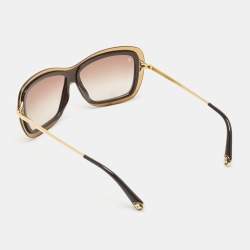 Louis Vuitton Brown Gradient Z0323W Poppy Square Sunglasses