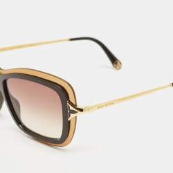 Louis Vuitton Brown Gradient Z0323W Poppy Square Sunglasses