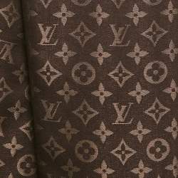 Louis Vuitton Brown Silk Blend  Monogram Shine Scarf 