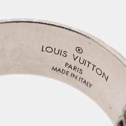 Pre Owned Louis Vuitton Ring Silver Metal Necklace