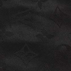 Louis Vuitton Black Silk & Wool Monogram Classique Shawl