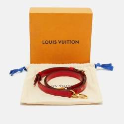 Pre Owned حزام حقيبة كتف لويس فيتون سيريز جلد لامع قابل للتعديل