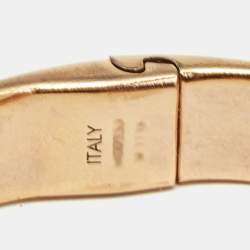 Louis Vuitton Nanogram Cuff Two Tone Bracelet S
