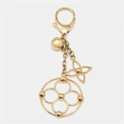 Pre Owned Louis Vuitton Bloomy Gold Tone Bag Charm