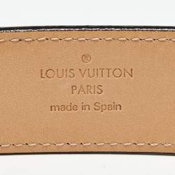 Pre Owned Louis Vuitton Amarante Monogram Vernis Buckle Belt 90 CM
