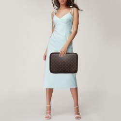 مملوكة مسبقًا جراب لابتوب لوي فيتون كانفاس مونوغرام