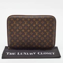 مملوكة مسبقًا جراب لابتوب لوي فيتون كانفاس مونوغرام